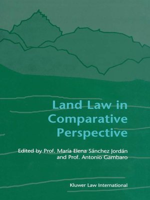 cover image of Land Law in Comparative Perspective